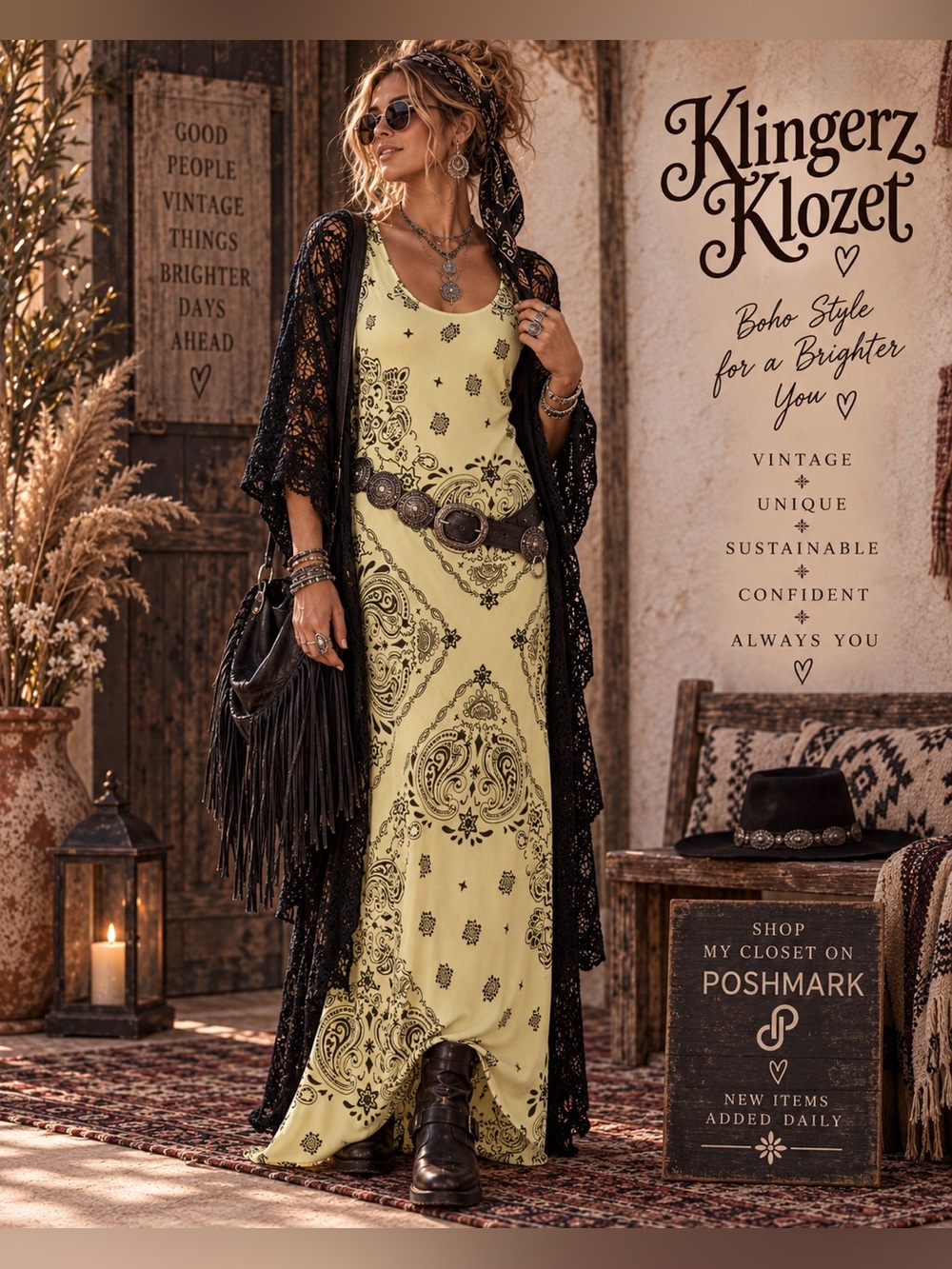 ASOS DESIGN Paisley Maxi Dress • Boho Western • NWT Condition Without Tags • Siz